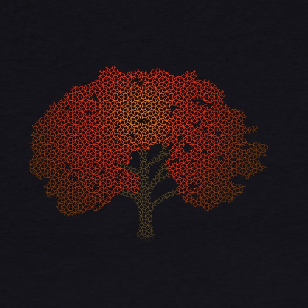 Penrose Emergent Autumn Maple by Danger Dog Design